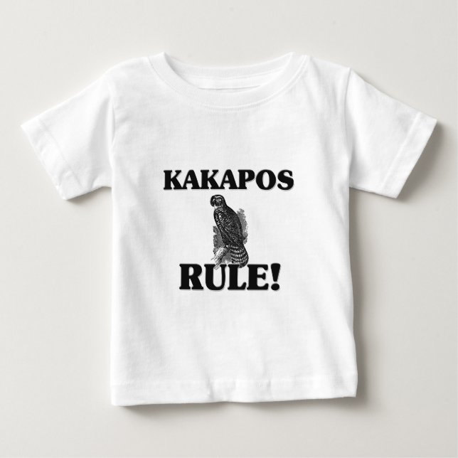 KAKAPOS Rule! Baby T-Shirt (Front)