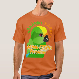 Kakariki Karaka Orange fronted parakeet T-Shirt