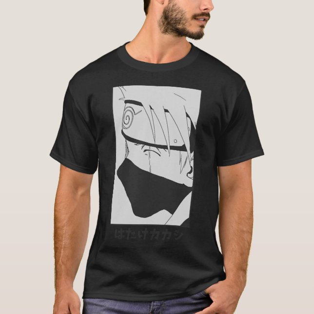 kakashi sensei anime T-Shirt (Front)