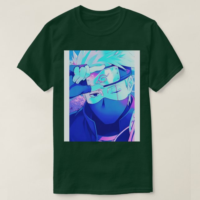 Kakashi vaporwave T-Shirt (Design Front)