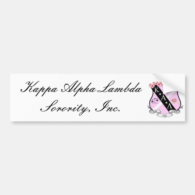 KAL Bumper sticker (Front)