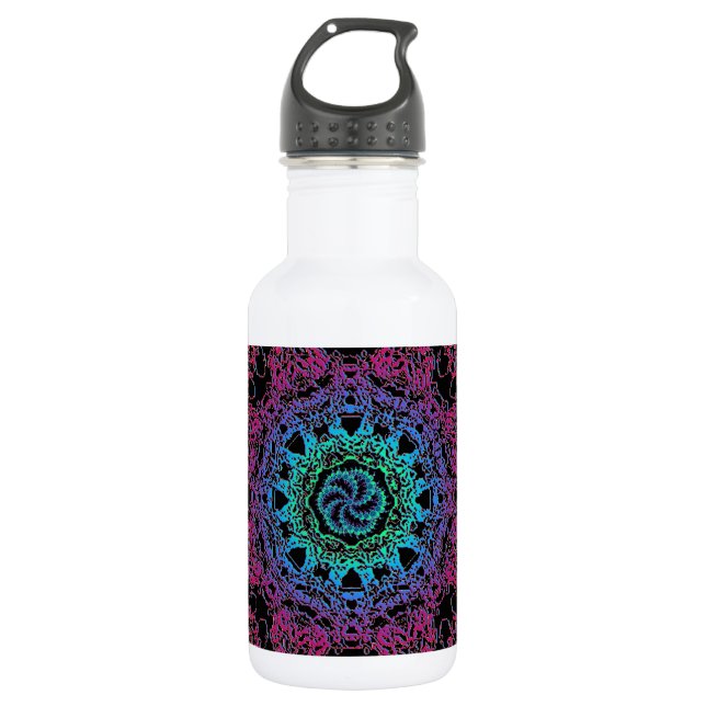 Kala Chakra Mandala 532 Ml Water Bottle (Front)