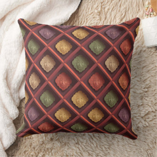 Kala Petak Overlap 3d Batik Motif Balinese Cushion