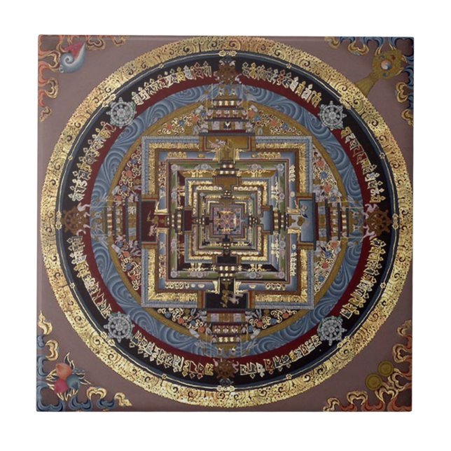 Kalachakra Mandala A Tile (Front)