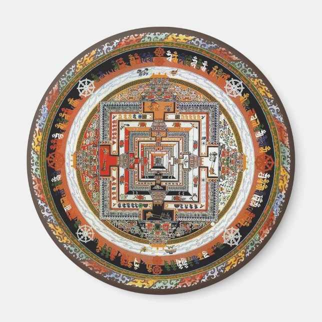 Kalachakra Mandala Magnet (Front)