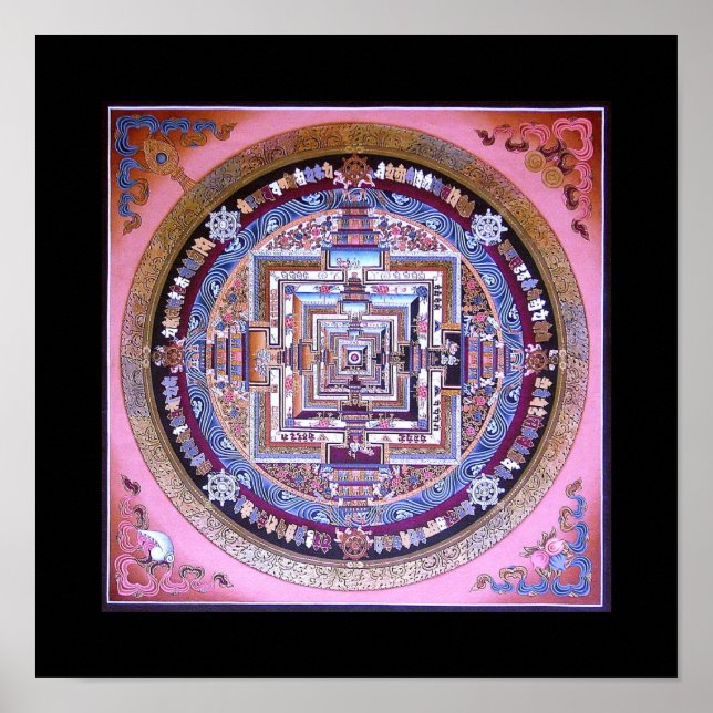 Kalachakra Mandala Poster (Front)