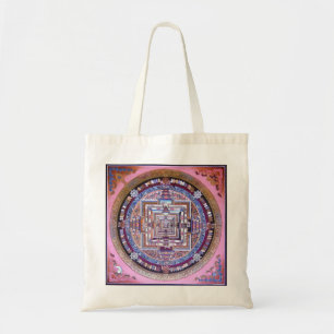 Kalachakra mandala tote bag
