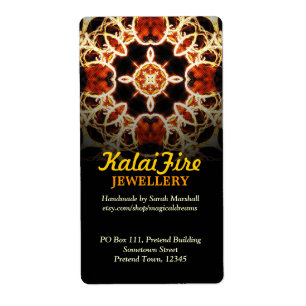 KalaiFire Jewellery Geometric Art Label
