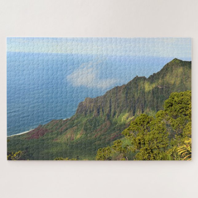 Kalalalu Overlook - Kauai, Hawaii - 20x30 -1014 pc Jigsaw Puzzle (Horizontal)