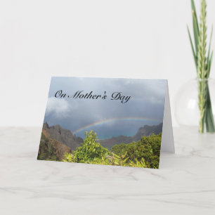 Kalalau Rainbow Mother's Day Card