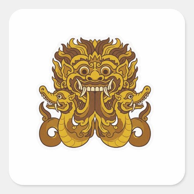 Kalamakara Square Sticker (Front)