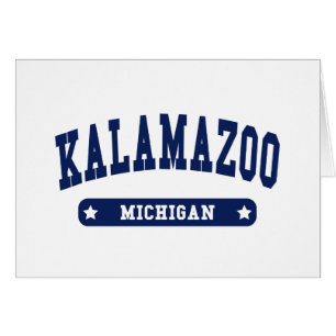 Kalamazoo Michigan College Style tee shirts