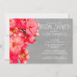 Kalanchoe Bridal Shower Invitations