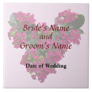 Kalanchoe Heart Wedding Products Tile