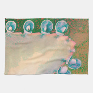 Kalanchoe Plant Abstract Tea Towel