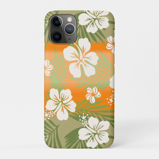 Kalani Tie Dye Blend Tropical Hibiscus - Orange Case-Mate iPhone Case (Back)