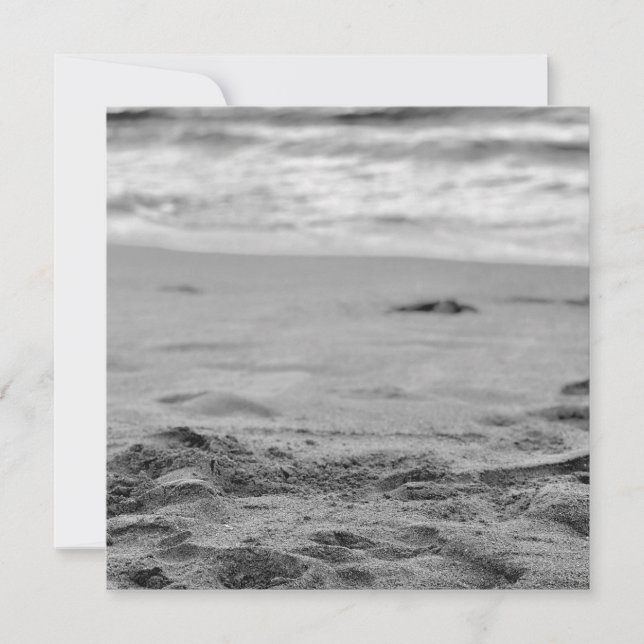 KALAPAKI BEACH, KAUAI FLAT GREETING CARD BLANK (Front)