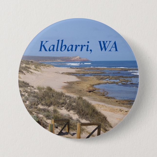 Kalbarri  7.5 cm round badge (Front)