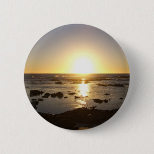 Kalbarri Beach Sunset  6 Cm Round Badge