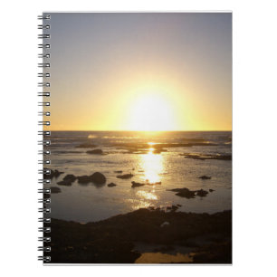 Kalbarri Beach Sunset Spiral Notebook