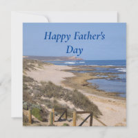 Kalbarri Father's Day Flat Card