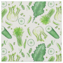 Kale Celery Peas Watercolor Vegetables Kitchen