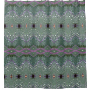 Kale Ikat 7 Shower Curtain