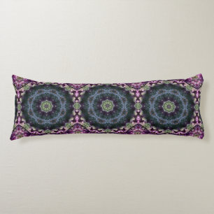 Kale Kaleidoscope Mandala Body Pillow