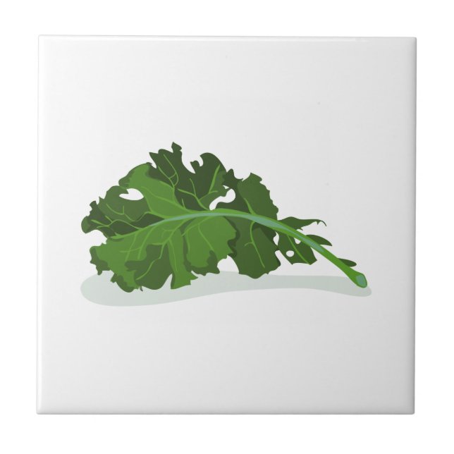 Kale Leaf Tile (Front)