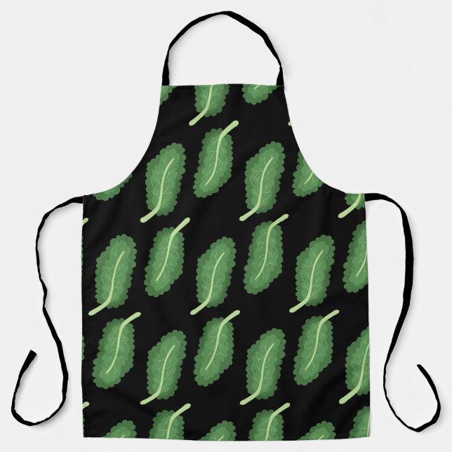 kale pattern apron (Front)