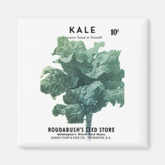 Kale, Roudabush's Seed Store Magnet