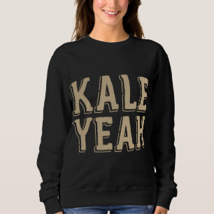 Kale Yeah Cute Funny Vegetarian Vegan Christmas Gi Sweatshirt