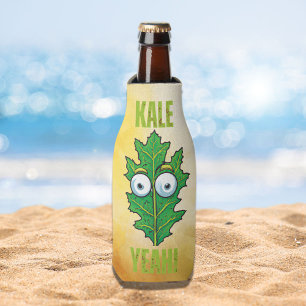 Kale Yeah Funny Veggie Pun  Can Cooler