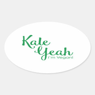 Kale Yeah I'm Vegan Sticker