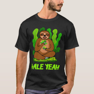 Kale Yeah Sloth Vegan Vegetarian T-Shirt
