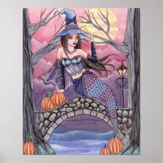 Kalei - Halloween Mermaid Poster (Front)