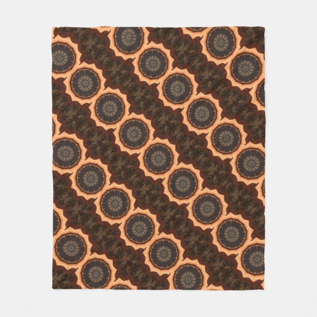 Kaleidoscope 1 fleece blanket (Front)