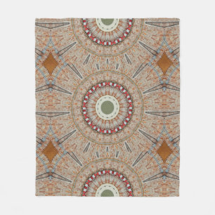 Kaleidoscope 6 fleece blanket