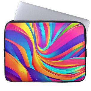 Kaleidoscope Abstract Burst Artwork Laptop Sleeve