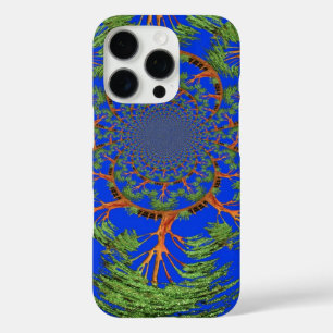 Kaleidoscope Acacia Tree Art Print/Graphic iPhone 16 Pro Case