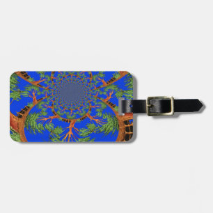 Kaleidoscope Acacia Tree Art Print/Graphic Luggage Tag