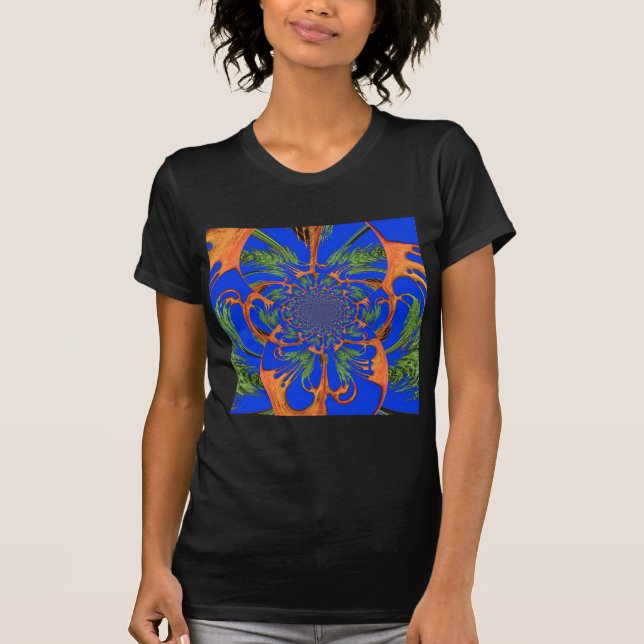 Kaleidoscope Acacia Tree Art Print/Graphic T-Shirt (Front)