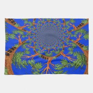 Kaleidoscope Acacia Tree Art Print/Graphic Tea Towel