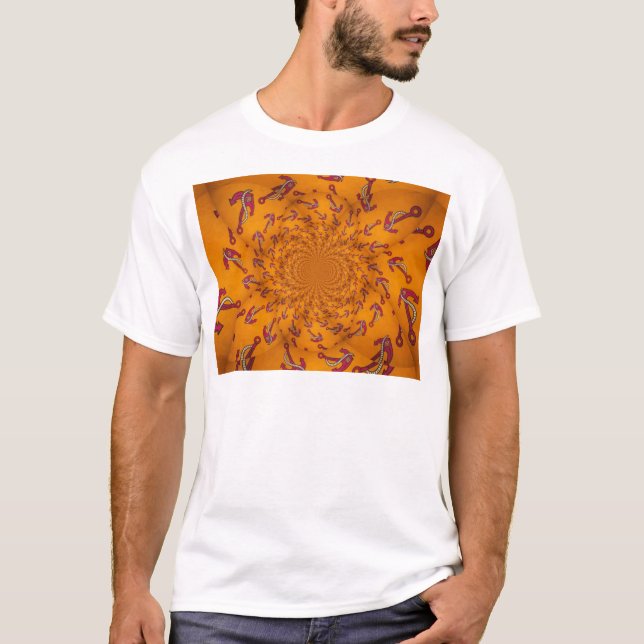 Kaleidoscope Anchor Art Print T-Shirt (Front)