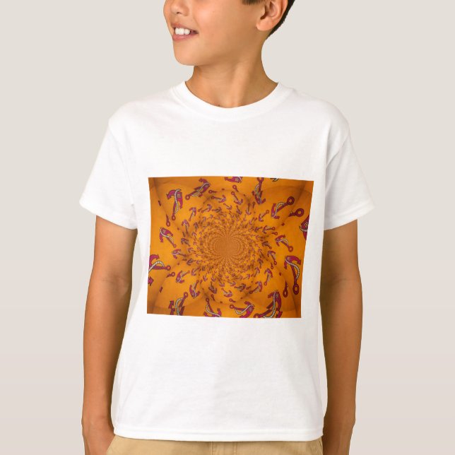 Kaleidoscope Anchor Art Print T-Shirt (Front)