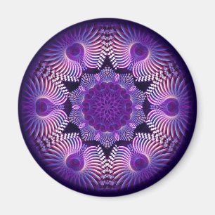 Kaleidoscope Apophysis Flower I Magnet