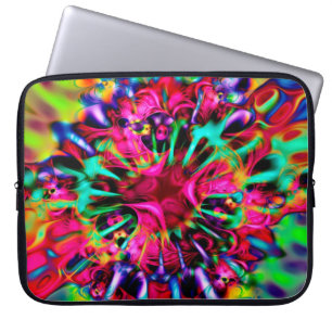 Kaleidoscope Apophysis Fractal Art - I Laptop Sleeve