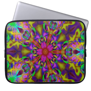 Kaleidoscope Apophysis Fractal Art - II Laptop Sleeve