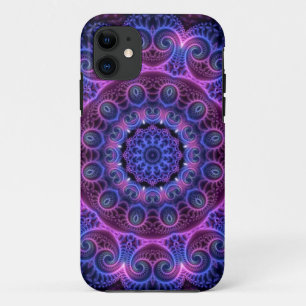 Kaleidoscope Apophysis Mandala Hearts Case-Mate iPhone Case