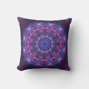 Kaleidoscope Apophysis Mandala Hearts Outdoor Cushion
